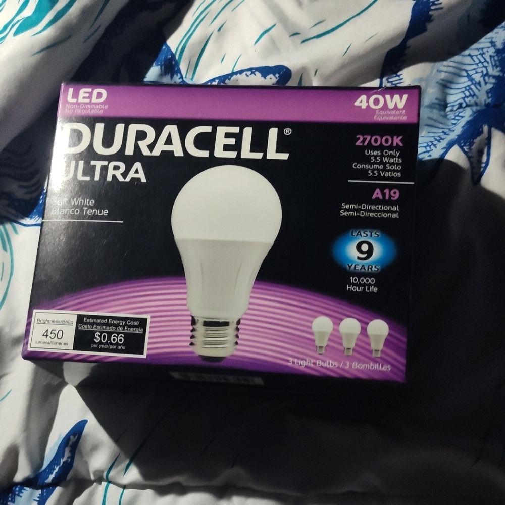 Duracell Ultra LED Light Bulb 40W